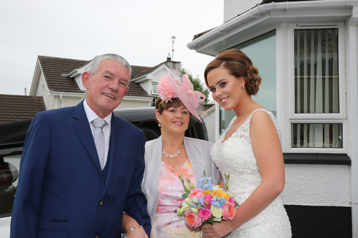 Bride and her Parents