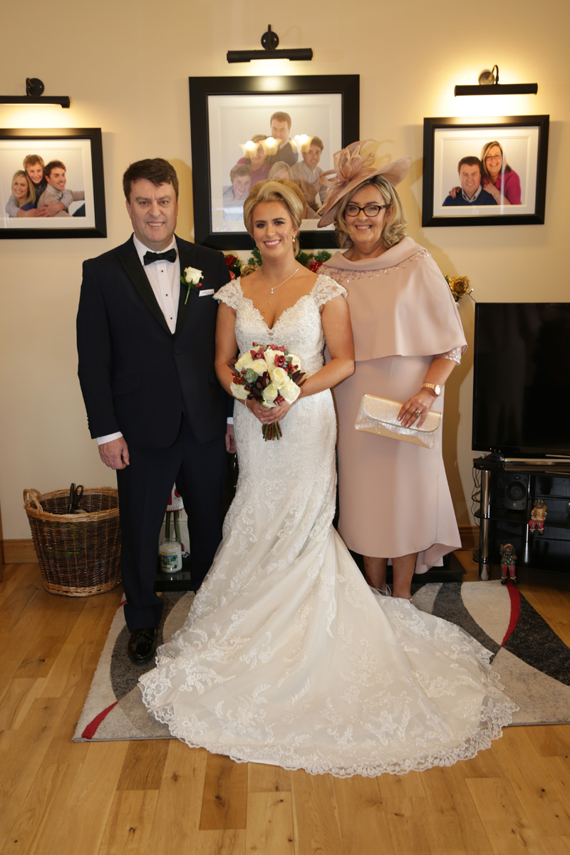 Bride and her Parents